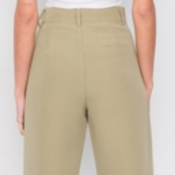 I MEAN BUSINESS Olive Pocketed Pants - Picture 6 of 10